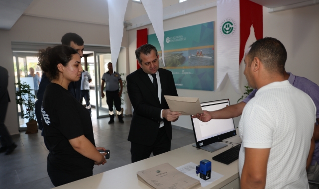 Çukurova Üniversitesinde e-Kayıt Heyecanı Başladı