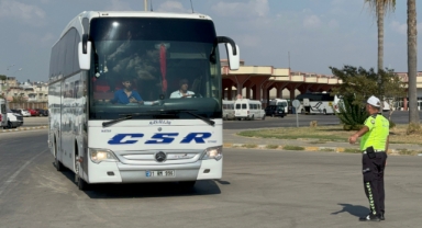 Şehirler Arası Yolcu Otobüsleri Dronla Denetlendi