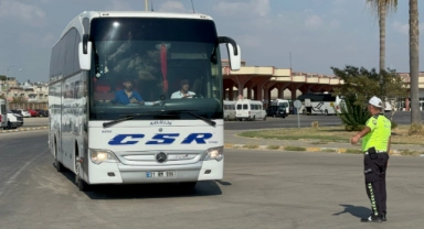 Şehirler Arası Yolcu Otobüsleri Dronla Denetlendi