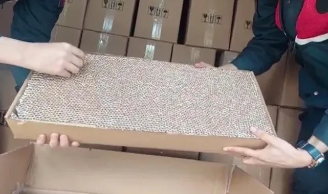 2 Milyon 484 Bin Makaron Ele Geçirildi