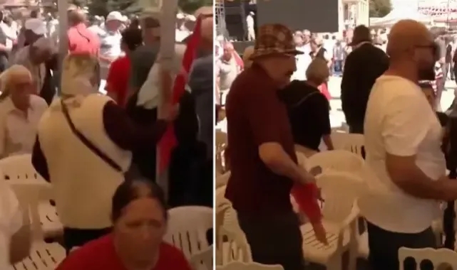 AK Partili İsim Çıkınca Alanı Terk Ettiler!