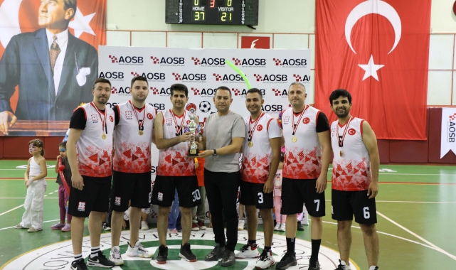 Basketbol Turnuvasının Şampiyonu Aosb Bölge Müdürlüğü Oldu