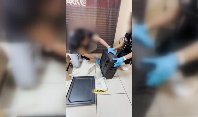 Bilgisayar Kasasından 6 Kilo 70 Uyuşturucu Çıktı