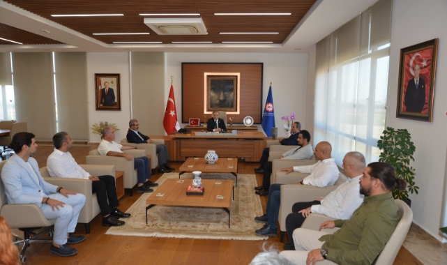 DAİMFED’den Rektör Sözen’e Hayırlı Olsun Ziyareti