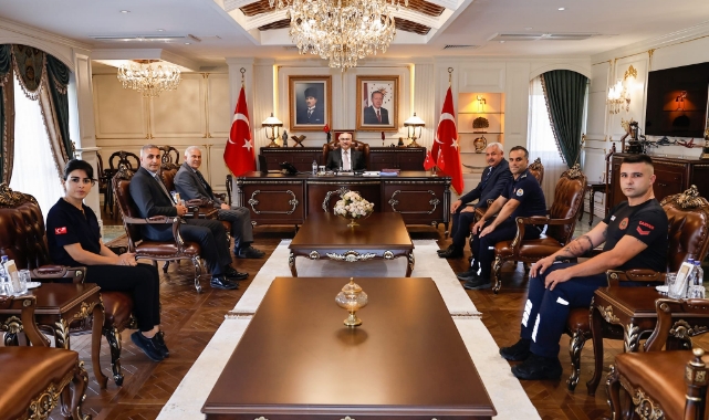 İtfaiye Daire Başkanı Kandemir'den Vali Köşger'e Ziyaret