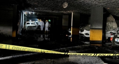 Otoparkta Yangın:1 Ölü