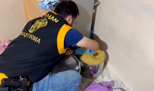 Tabancayı Bulgurun İçine Gizlemiş!