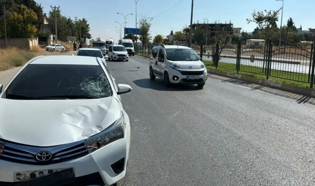 Yolun Karşısına Geçen Yaşlı Kadına Otomobil Çarptı