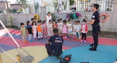 Yüreğirli Miniklere İtfaiye Eğitimi