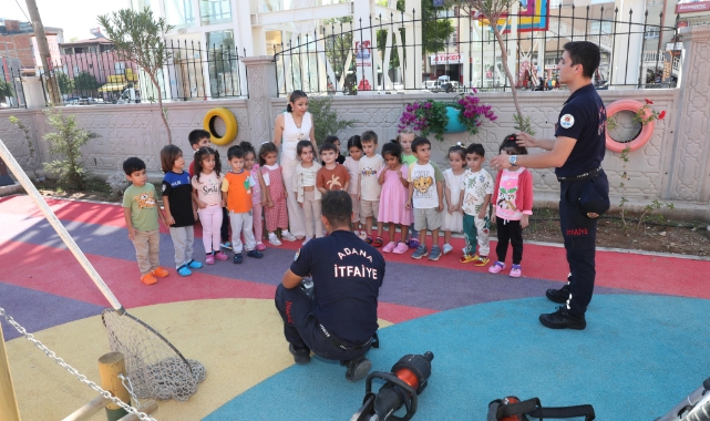 Yüreğirli Miniklere İtfaiye Eğitimi