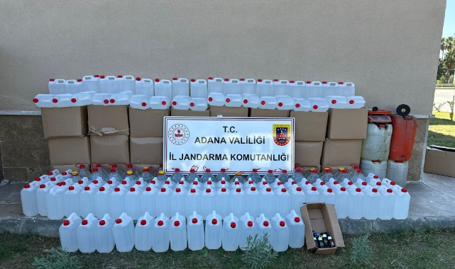 1475 Litre Kaçak İçki Ele Geçirildi