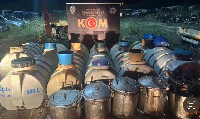 4 Ton Sahte Alkol Ele Geçirildi