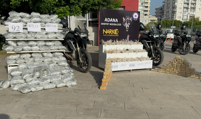 Adana'da Dev Narkotik Operasyonu