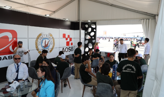 AOSB Teknofest’te Gençlerin Heyecanına Ortak Oldu