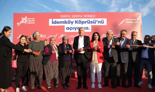 Büyükşehirden Kozan'a Yatırım:İdemköy Köprüsü Açıldı