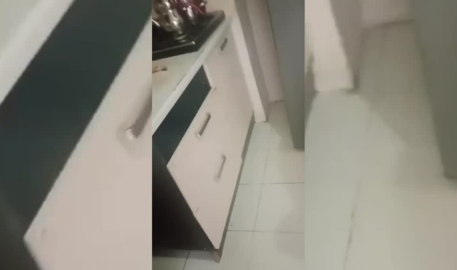 Buzdolabının İçine Saklanmış!