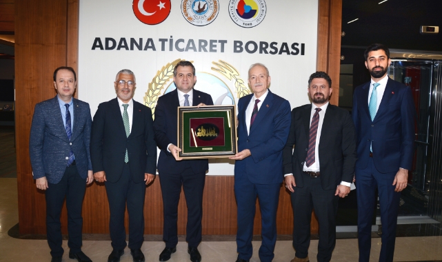 ÇÜ Rektörü Prof. Dr. Beriş, ATB Başkanı Bilgiç’i Ziyaret Etti