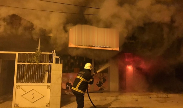 İş Yeri Kundaklandı
