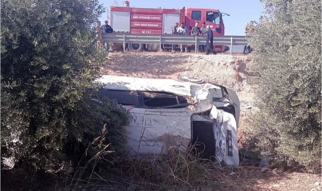 Kontrolden Çıktı, Şarampole Devrildi