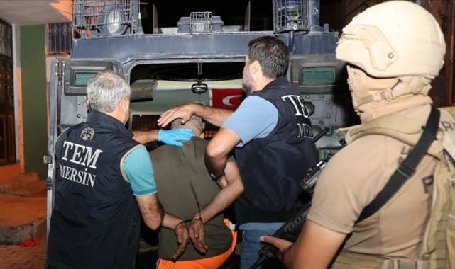 Mersin'de Terör Operasyonu:14 Gözaltı