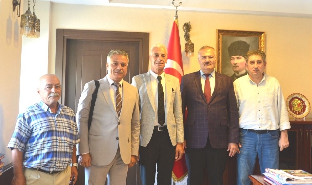 Yerel Medya Güçbirliği Platformu’ndan Millî Eğitim Müdürü Tevke’ye Ziyaret 