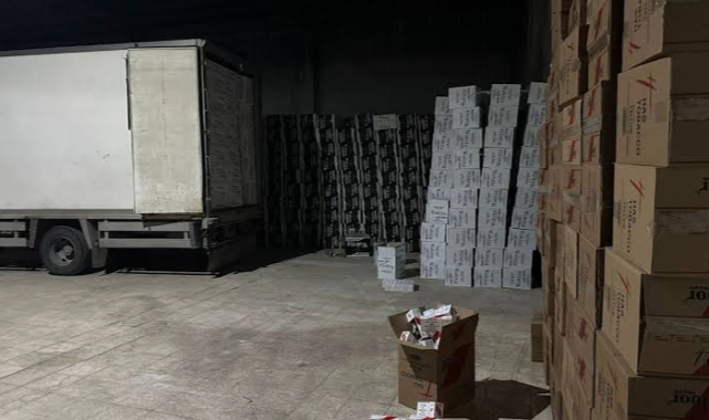 10,5 Ton Kaçak Tütün ve 24 Milyon 800 Bin Makaron Ele Geçirildi
