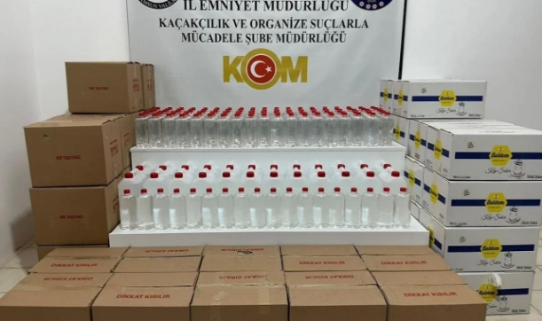 11 Bin Litre Etil Alkol Ele Geçirildi