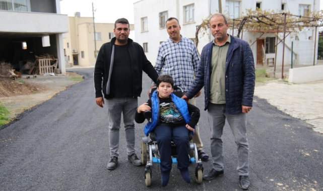 11 Yaşındaki SMA Hastası Mehmet İçin Okul Yolu Asfaltlandı