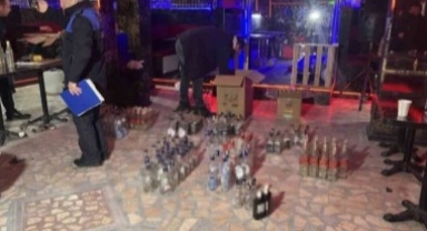 33 Şişe Sahte İçki Ele Geçirildi