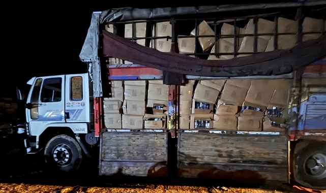 5 Ton Kaçak Tütün Ele Geçirildi