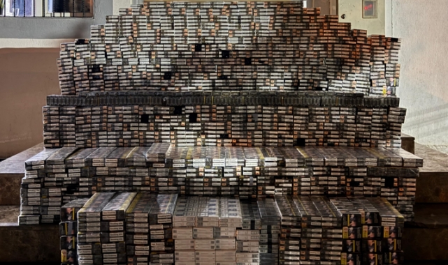 8 Bin 770 Paket Kaçak Sigara Ele Geçirildi