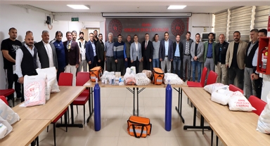 Adana'da GSB Tesislerine İlkyardım Malzemesi Dağıtıldı