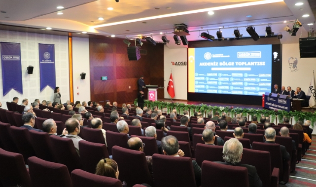 AOSB'de ''Akdeniz Bölgesi Sanayi Zirvesi''