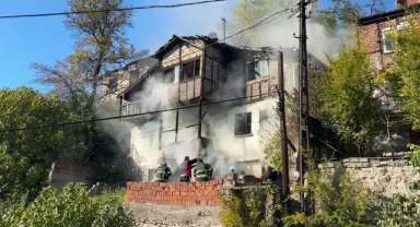 Çöp Evde Yangın Paniği