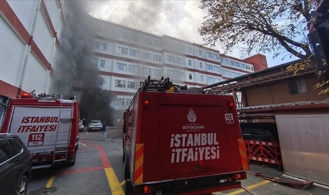 İstanbul Eğitim ve Araştırma Hastanesinde Yangın