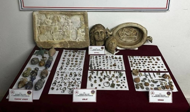 Jandarmadan Tarihi Eser Operasyonu:2 Gözaltı