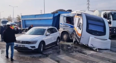 Kırmızı Işıkta Kamyon Faicası! 2 Yaralı