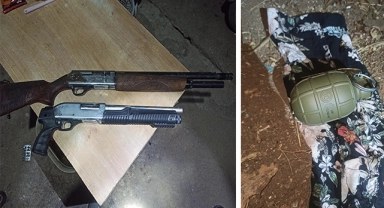 Köpek Kulübesinden Tüfek ve El Bombası Çıktı!