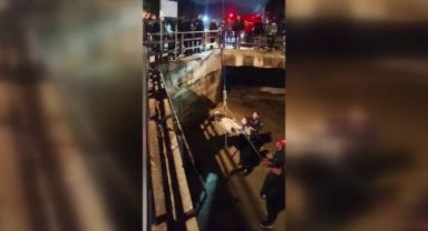 Motosiklet Sulama Kanalına Düştü, Sürücü Yaralandı