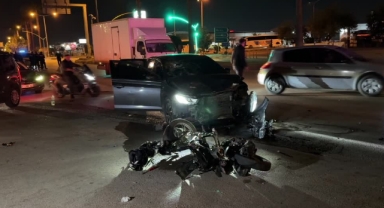 Otomobil İle Motosiklet Çarpıştı:1 Ölü