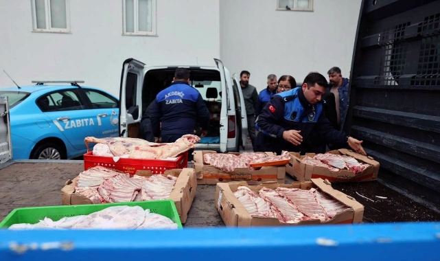 Sağlıksız Koşullarda Taşınan 235 Kilogram Et Bulundu