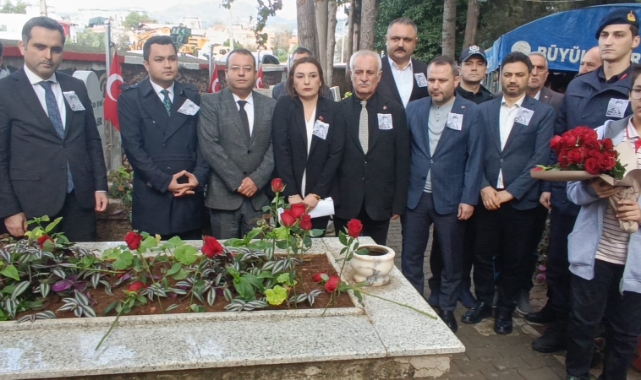 Şehit Kaymakam Saim Bey Mezarı Başında Anıldı