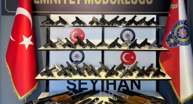 Seyhan'da 61 Silah Ele Geçirildi