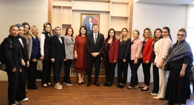 SPK Başkanı İbrahim Ömer Gönül Adana'da İş Kadınlarıyla Buluştu