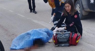 Yolun Karşısına Geçen Yaşlı Adama Kamyon Çarptı