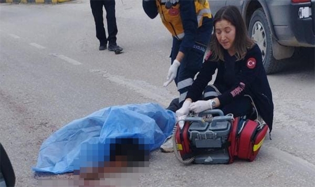 Yolun Karşısına Geçen Yaşlı Adama Kamyon Çarptı
