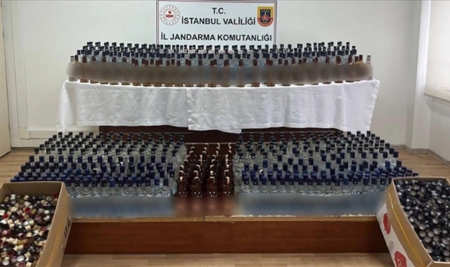 10 Bin 600 Litre Sahte Alkol Ele Geçirildi