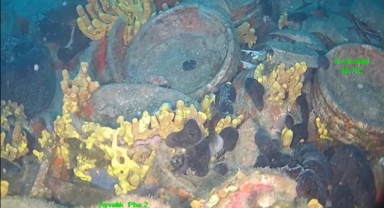 1500 Yıllık Ticaret Gemisi Batığı Bulundu