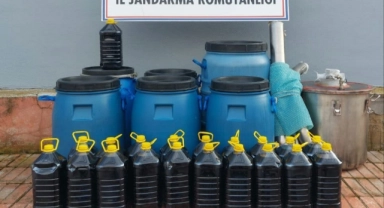 420 litre sahte içki ele geçirildi