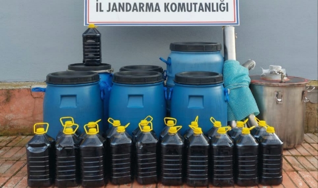 420 litre sahte içki ele geçirildi